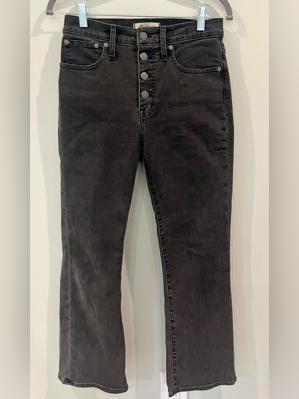 Madewell Cali Demi-Boot Jeans in Black Size 26